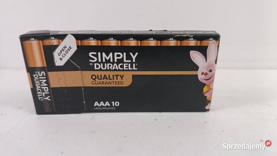 Baterie alkaliczne Duracell SIMPLY AAA R3 10 Katowice