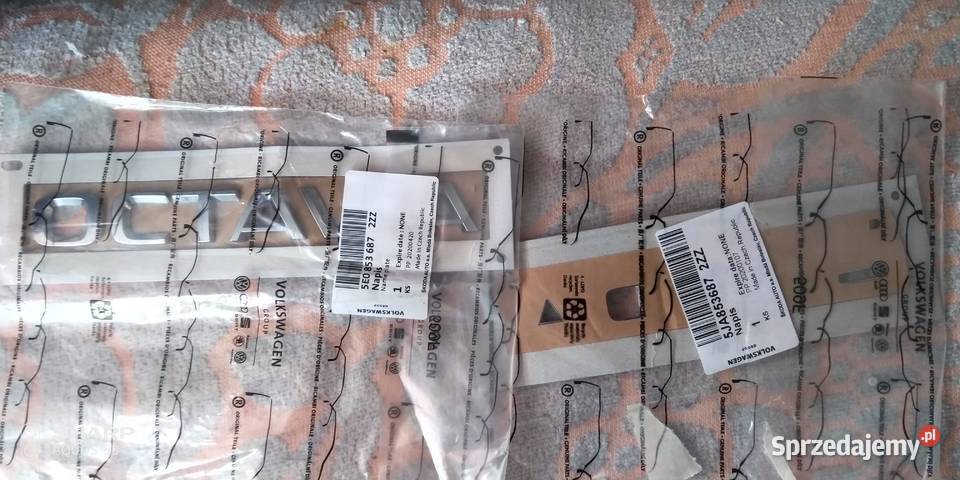 Skoda Octavia III Logo napisy klapy tylniej Łódź