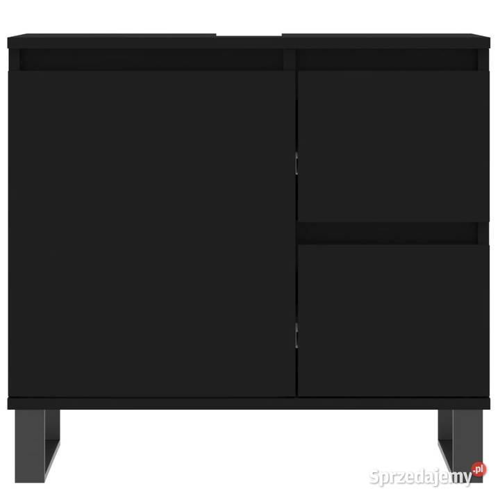 Szafka łazienkowa czarna 65x33x60 materiał Warszawa sprzedam