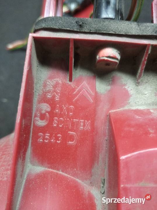 Peugeot 607 lampa lewy tył Oświetlenie Swarzędz