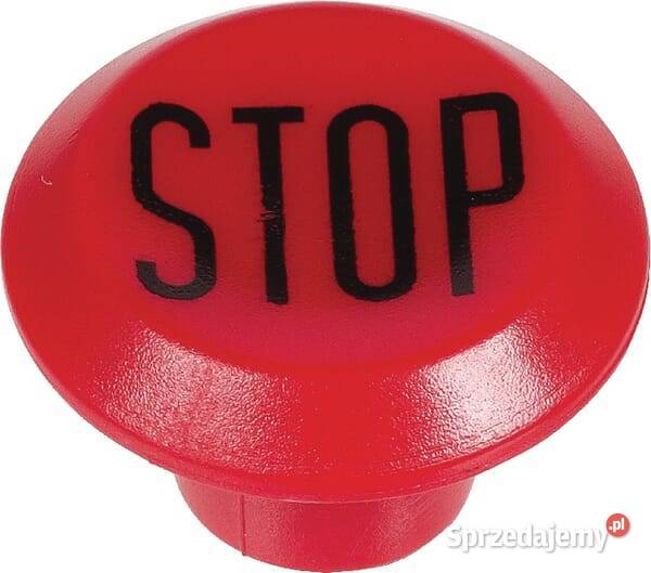 Symbol przełącznika Stop okrągły czerwony Kamionna sprzedam