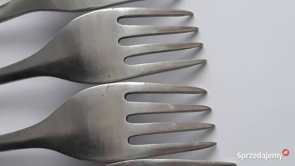 Widelce obiadowe PNĄCZA Gerlach sztućce PRL Dąbrowa Górnicza