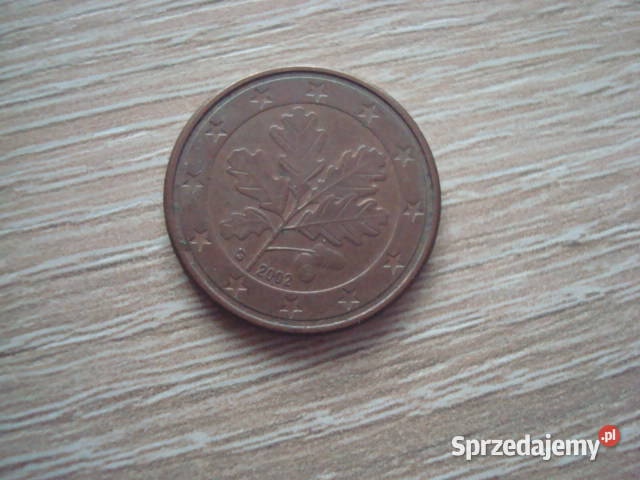 Moneta 5 eurocent 2002 r Bądkowo