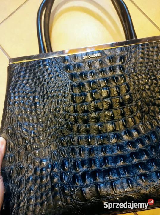 Gino Rossi maxi duża torba shopper z naturalnej Gliwice