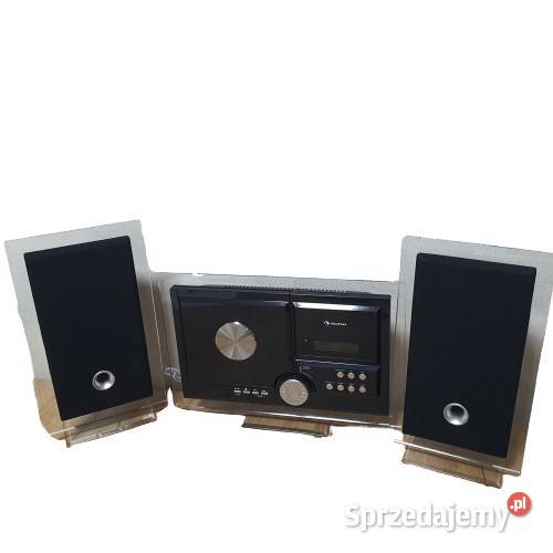 Auna wieża stereo czarna CD radio BT