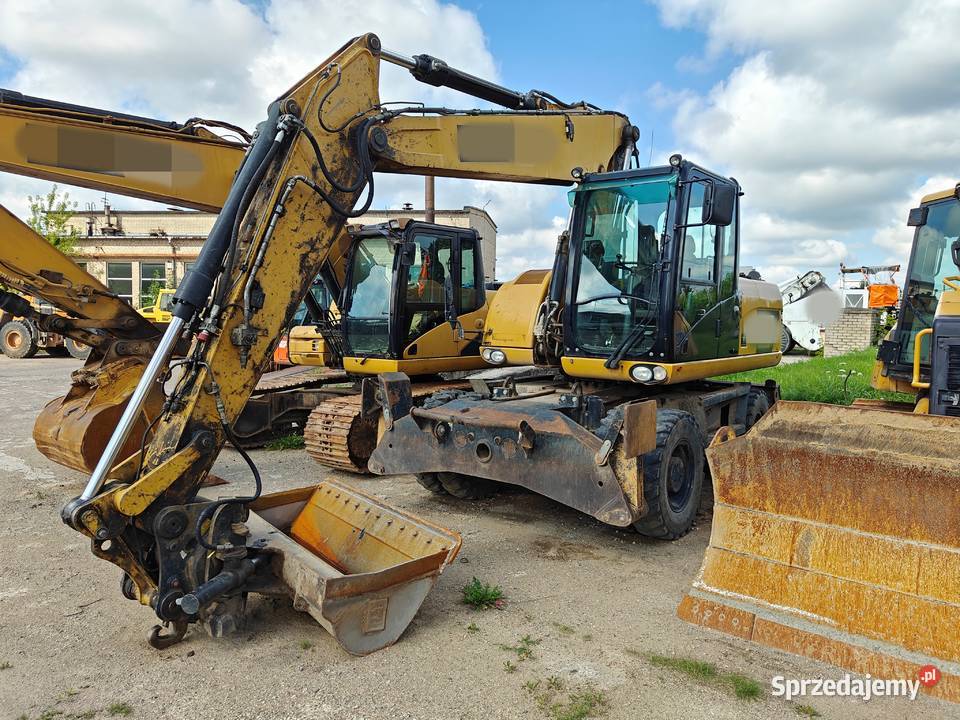 Koparka kołowa CAT M315D z systemem 3D LEICA Piaseczno