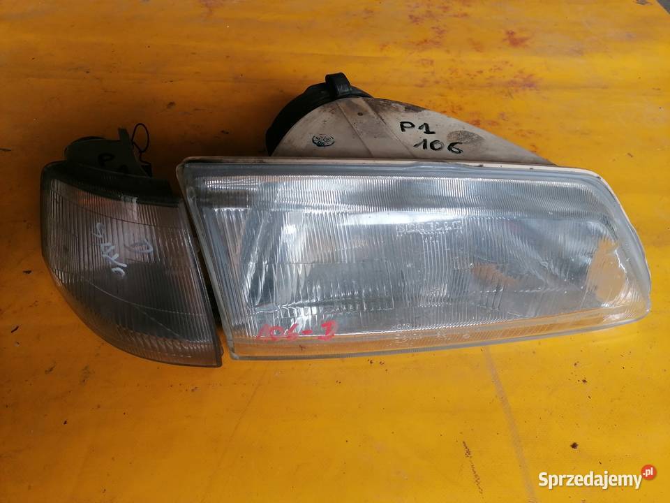 lampa przód prawa Peugeot 106 r9296 Materiały instalacyjne Piotrków Trybunalski