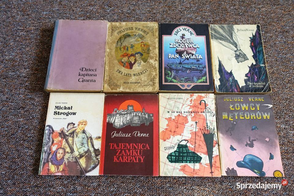 Juliusz Verne x 8 zestaw Kętrzyn