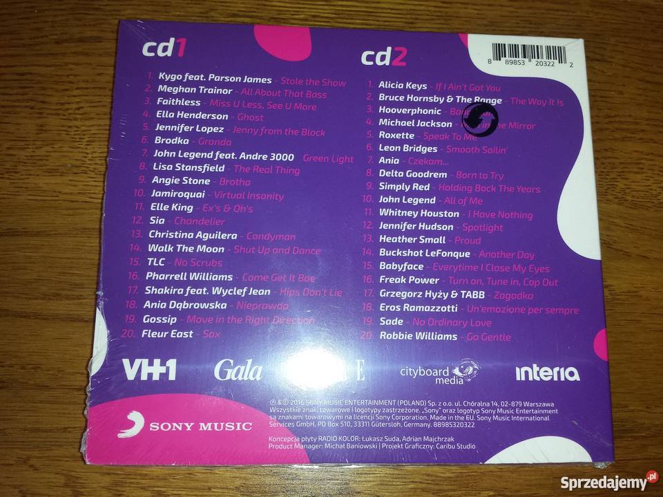 RADIO KOLOR Pop Soul Rnb 2CD nowa folia