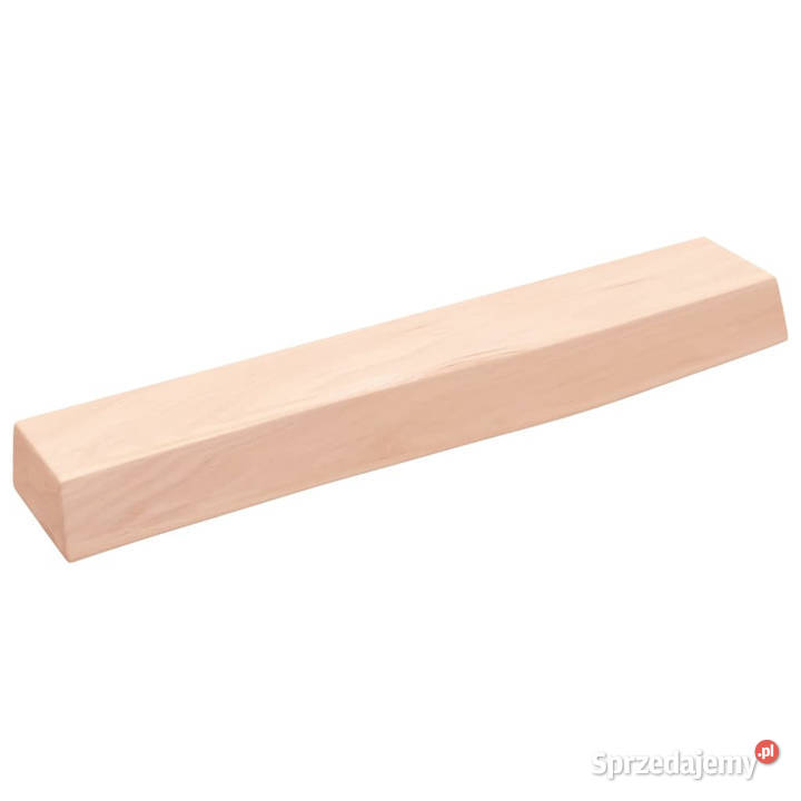 Półka 60x10x6 surowe lite drewno dębowe WM363520 Warszawa