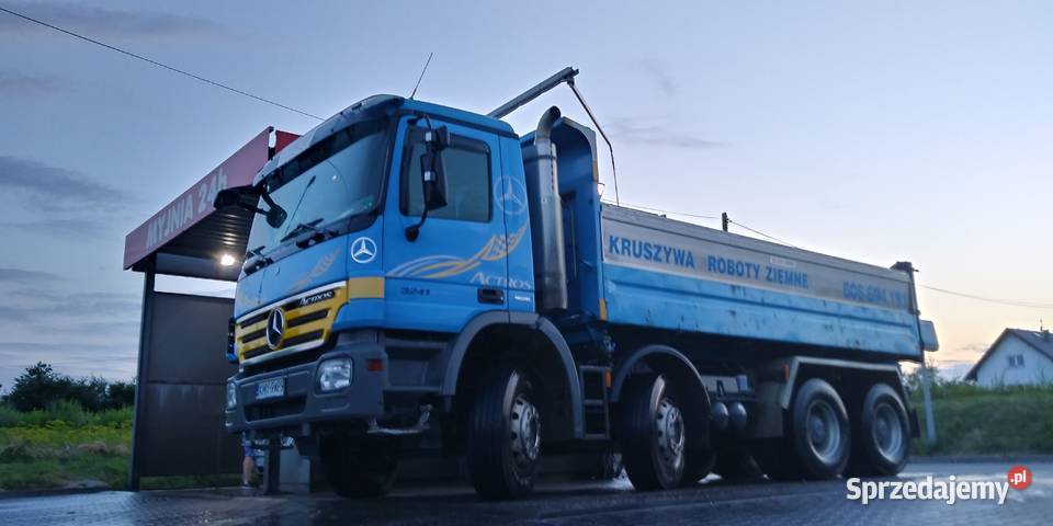 ACTROS wywrotka kiper EURO 5 tacho na tarczki regulowane zawieszenie Kraków sprzedam