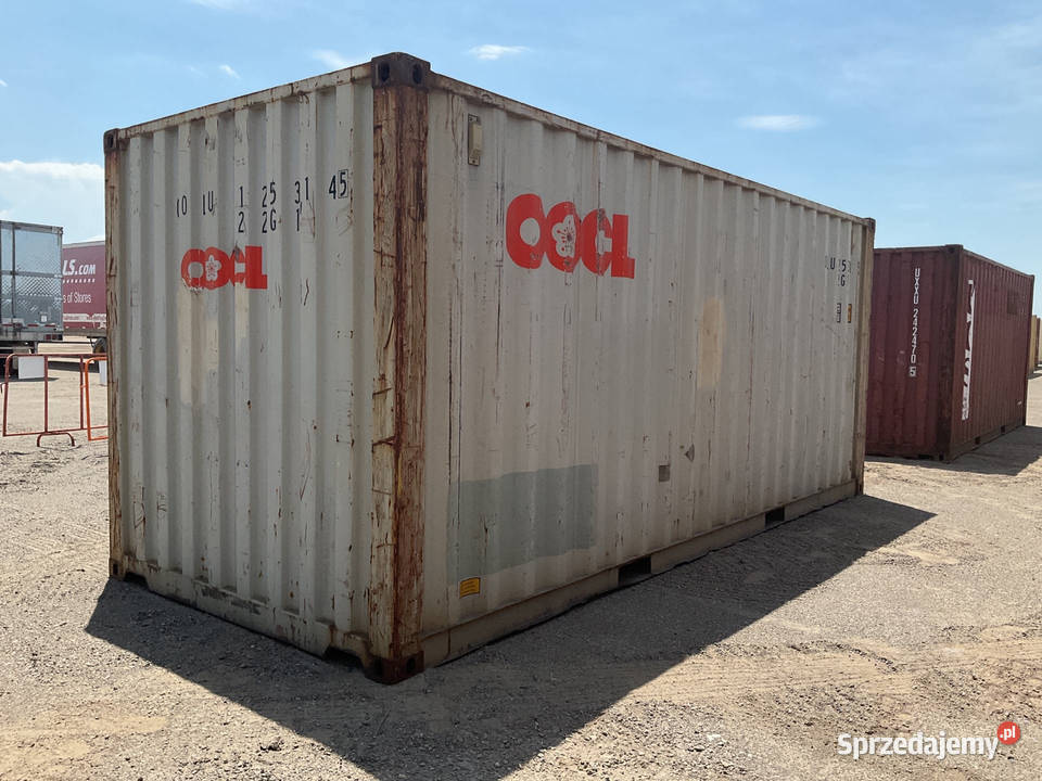 Kontener morski magazynowy 20DV 6M transport HDS sprzedam