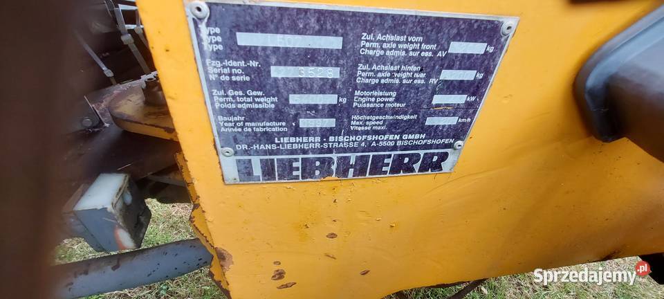 Ładowarka liebherr 507 Strzelce Opolskie sprzedam