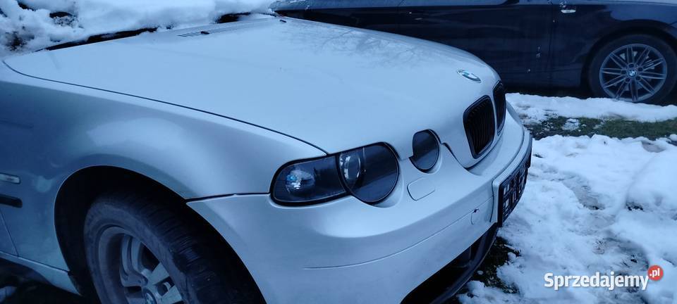 Bmw e46 compakt maska przód oryginał IDEALNA osobowe łódzkie Aleksandrów Łódzki