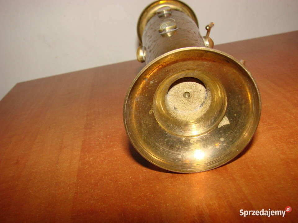 mosiężny zdobiny wazon pomorskie Pruszcz Gdański