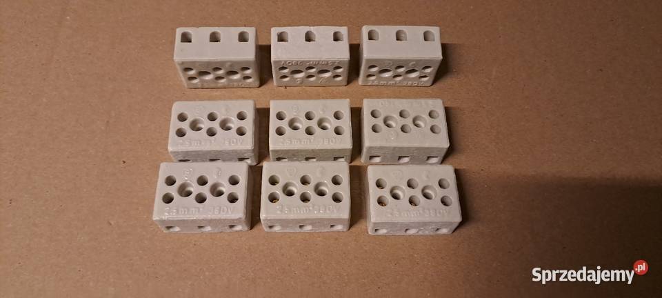 Złączka gwintowa 3 torowa 3BP 25mm2 kostka sprzedam