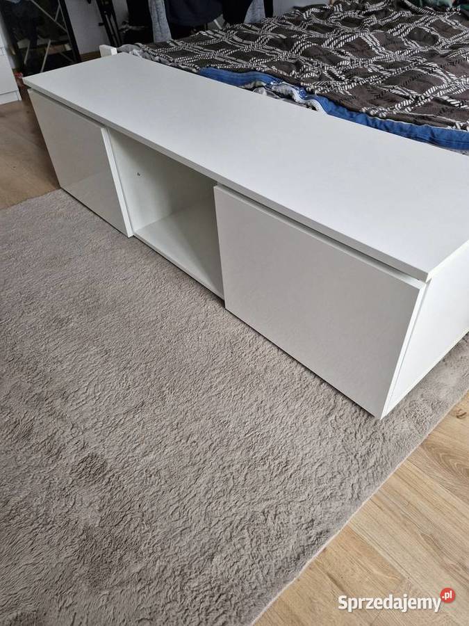 Szafka RTV biała nowoczesna minimalistyczna Katowice