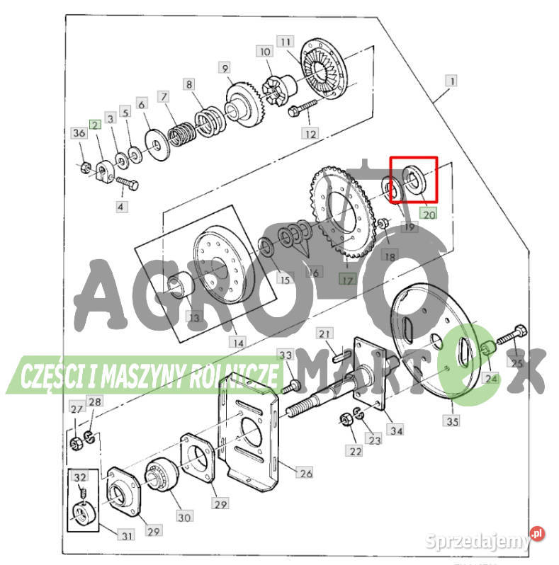 Z62144 PODKŁADKA JD