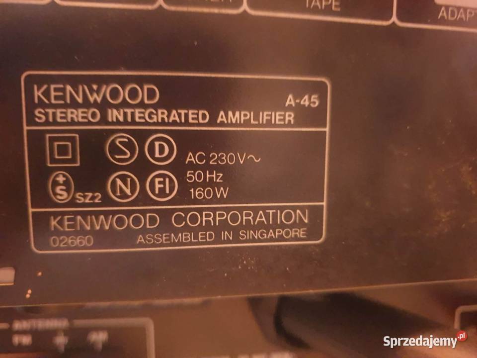 Kenwood ge470 korektor graficzny plus wzmacniacz Leżajsk sprzedam