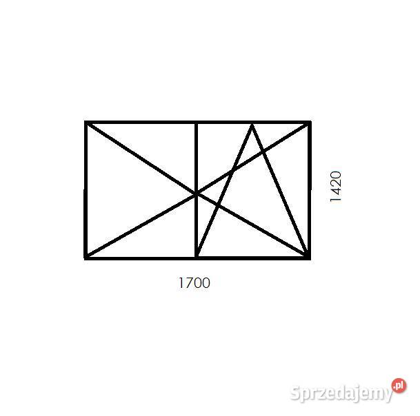 Okno PCV 1700x1420 sprzedam