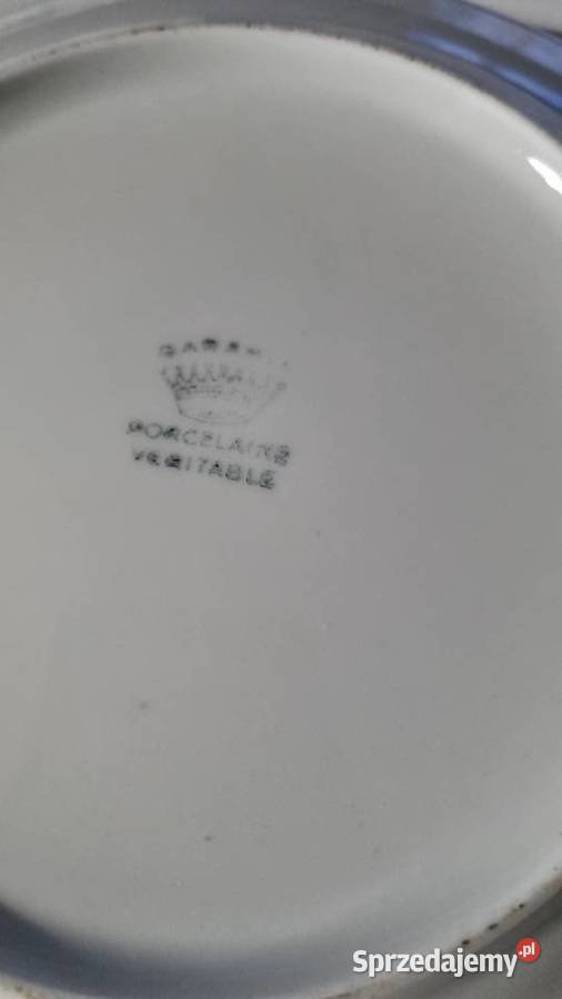 Talerze Deserowe Porcelana Francuska 2 sztuki Wola Podłężna sprzedam