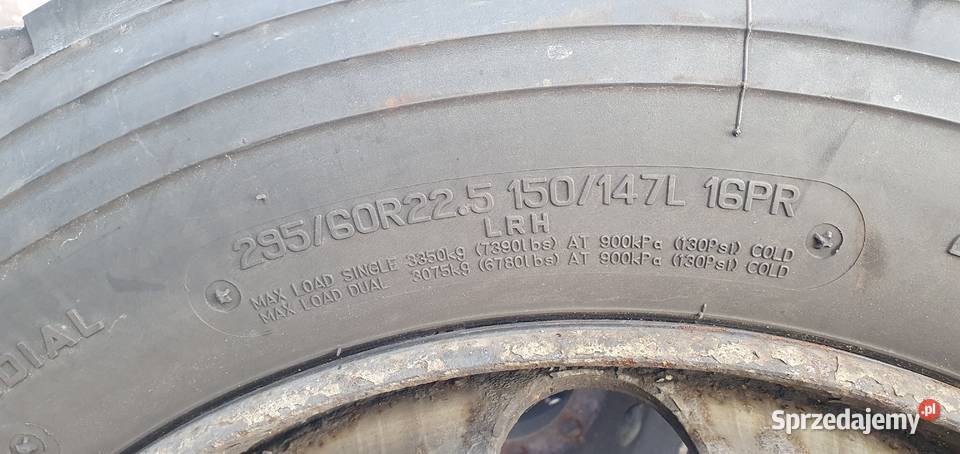 KOŁO KOŁA KOMPLETNE 225 29560 NAPĘDOWE Koła i felgi