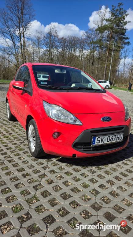 Ford Ka 2010 12 niski przebieg czerwony radio Katowice