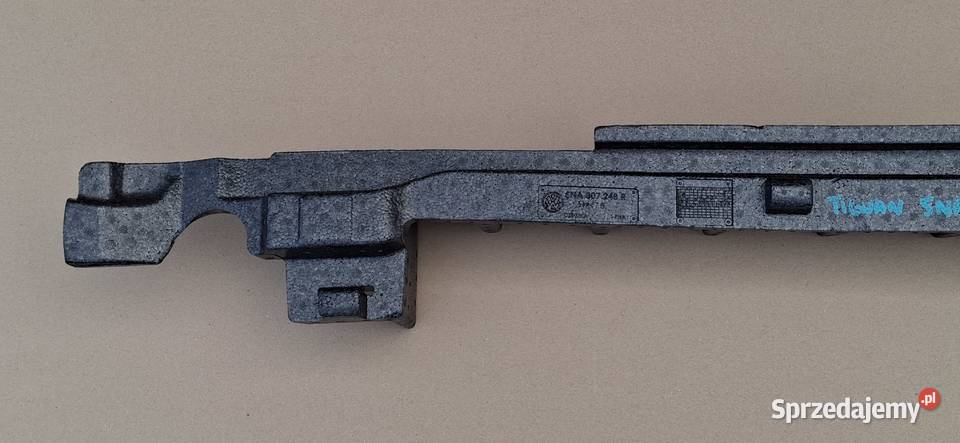 VW TIGUAN 5NA LIFT II ABSORBER ZDERZAKA PRZÓD Bieleń