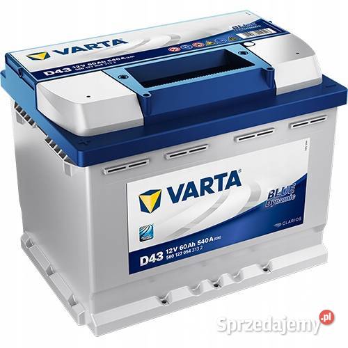 Akumulator Varta 60Ah 540A L D43 osobowe Jelcz-Laskowice