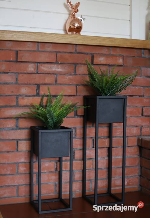 Kwietnik Metalowy Stojak 90 skrzynka LOFT Sobienie-Jeziory sprzedam