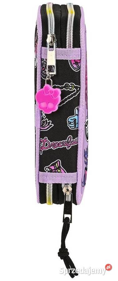 Piórnik Monster High z Wyposażeniem 2 Komory Artykuły szkolne Mogilany
