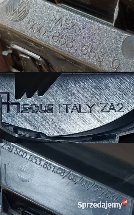 VW GOLF VII 7 LIFT GRILL ATRAPA CHŁODNICY osobowe Pleszew