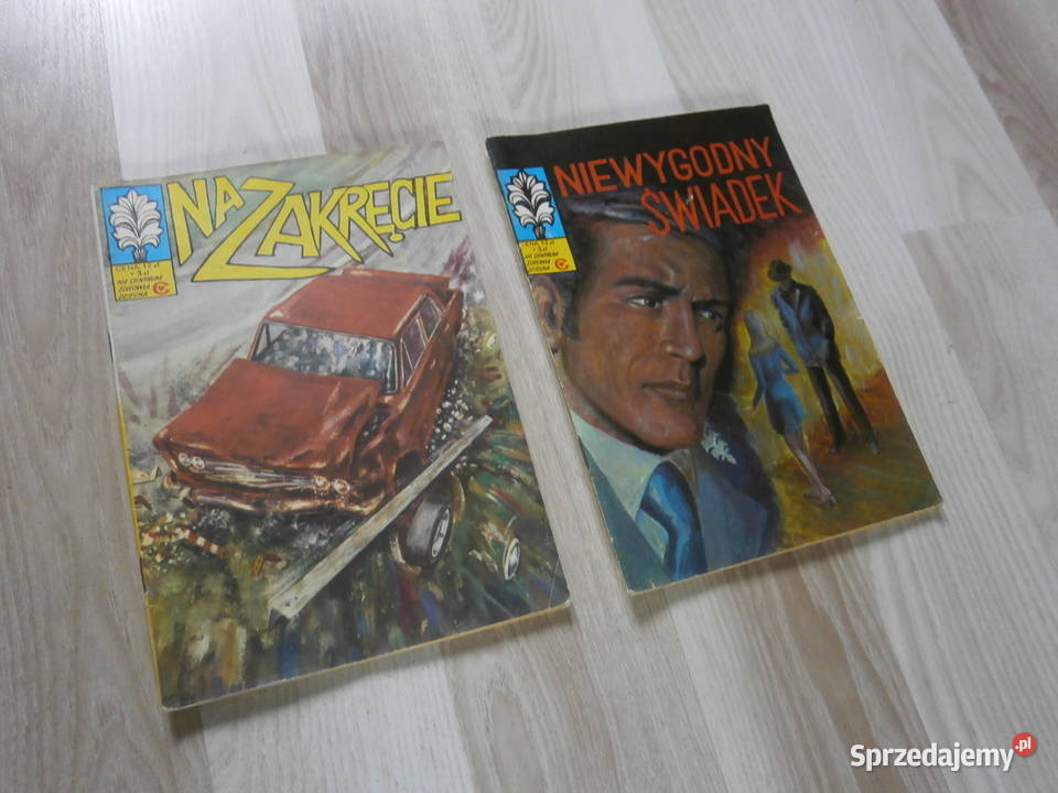 Na zakręcie Niewygodny świadek komiks 1981 seria Łódź sprzedam