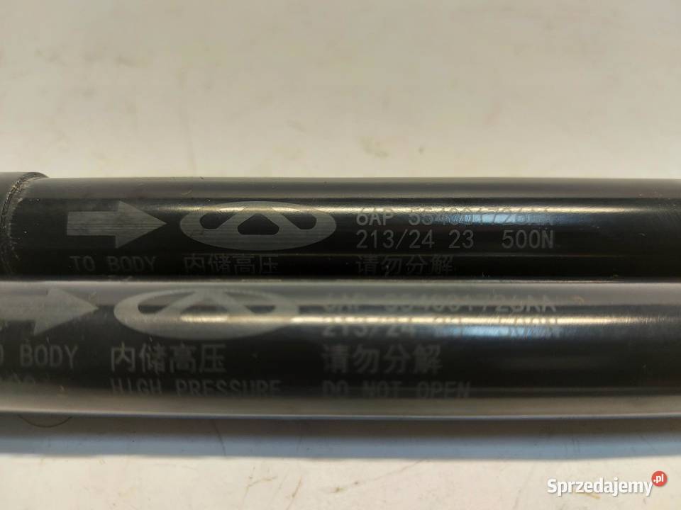 Chery Omoda 5 siłownik siłowniki klapy bagażnika