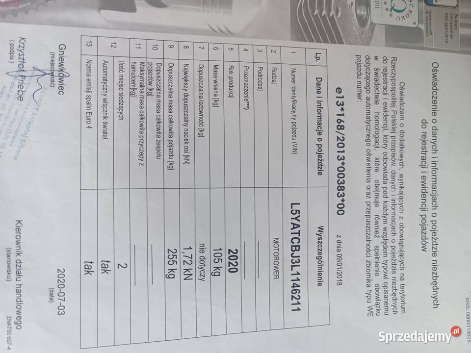 Junak 607 Miechów sprzedam
