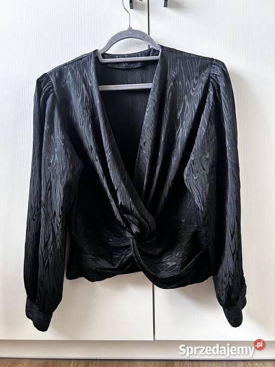 Elegancka czarna bluzka 38 40 Wyszków