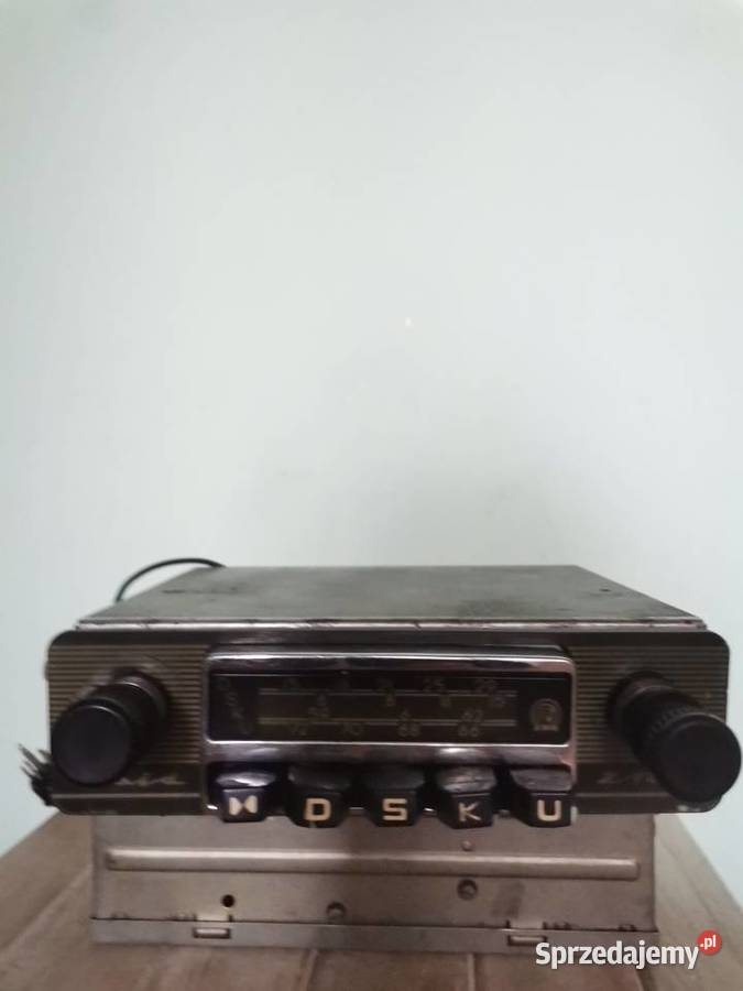 Stare Radio samochodowe ZRK Raid z lat 60 tych