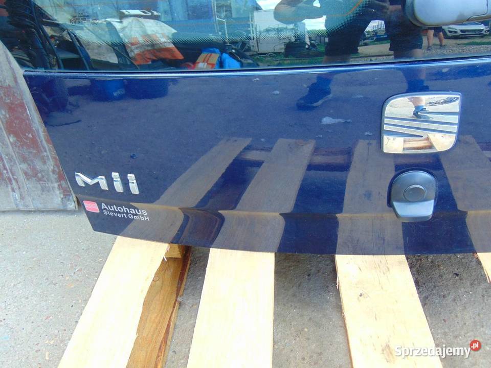 KLAPA TYLNA SZYBA SEAT Mii GRANATOWA wielkopolskie