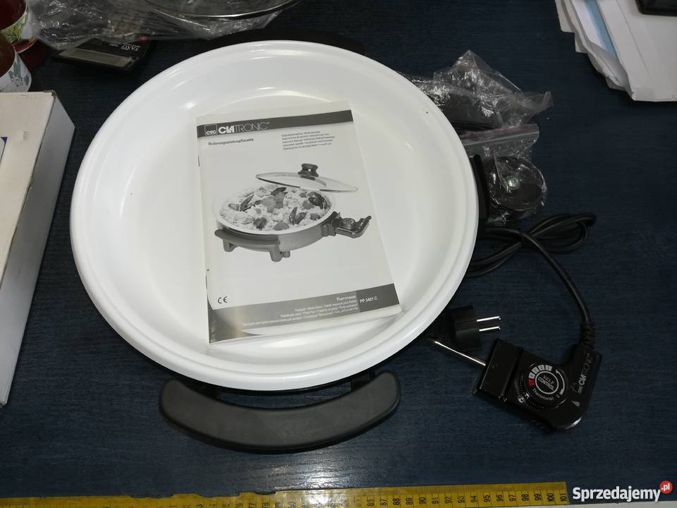 Imprezowa patelnia ze szklaną pokrywą Pozostałe Wrocław sprzedam