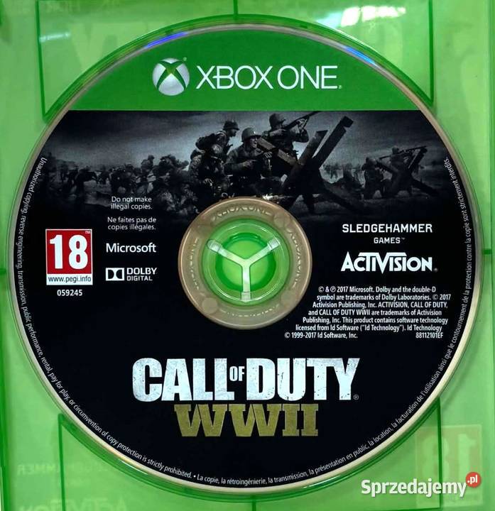 Call of duty WWII Kultura i Rozrywka Elbląg