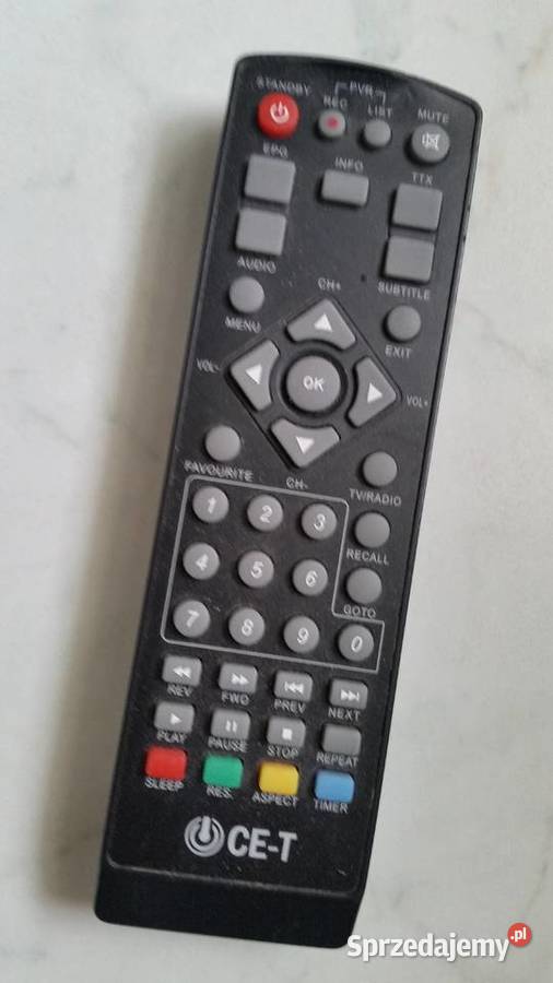 Pilot CET dekodera TechniSat Puławy