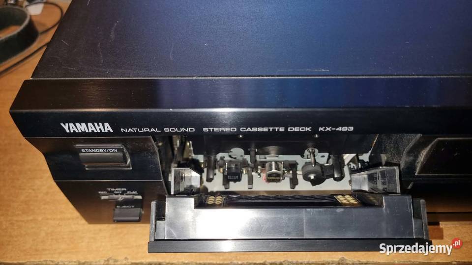 Magnetofon kasetowy Yamaha KX493 idealny stan łódzkie Warta sprzedam