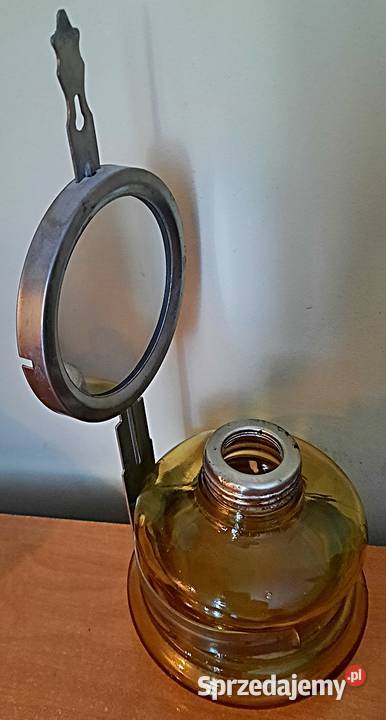 Zbiornik do lampy naftowej miodowy kuchenna sprzedam