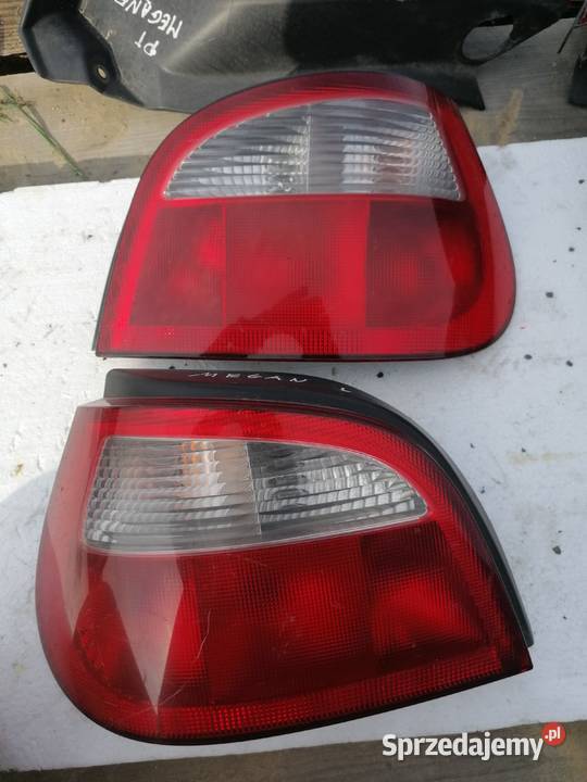 Lampy Tył Komplet Renault Megane Lampy tylne Części samochodowe Pogorzelec sprzedam