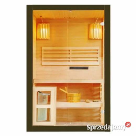 Sauna fińska sucha szklana nowa 2os piec 230V Siedlisko