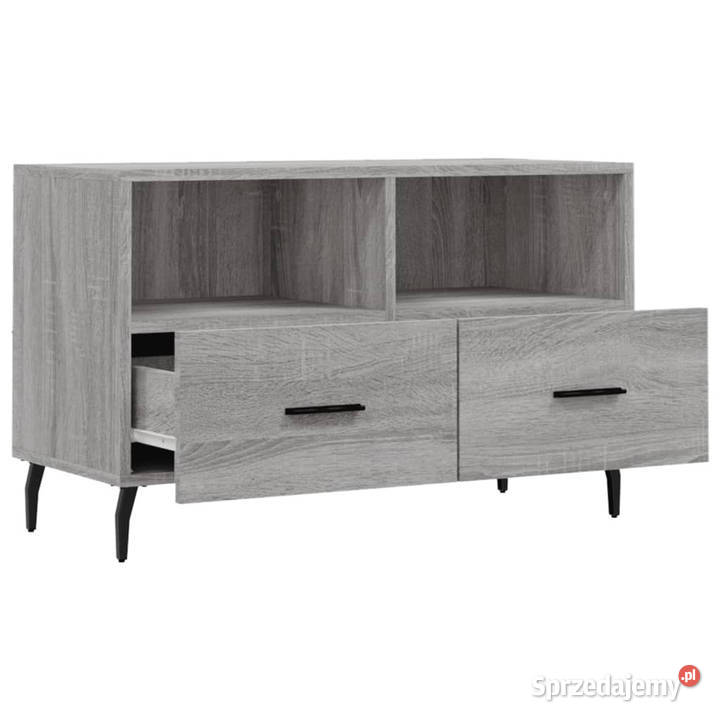 Szafka pod telewizor szary dąb sonoma 80x36x50 mazowieckie Warszawa