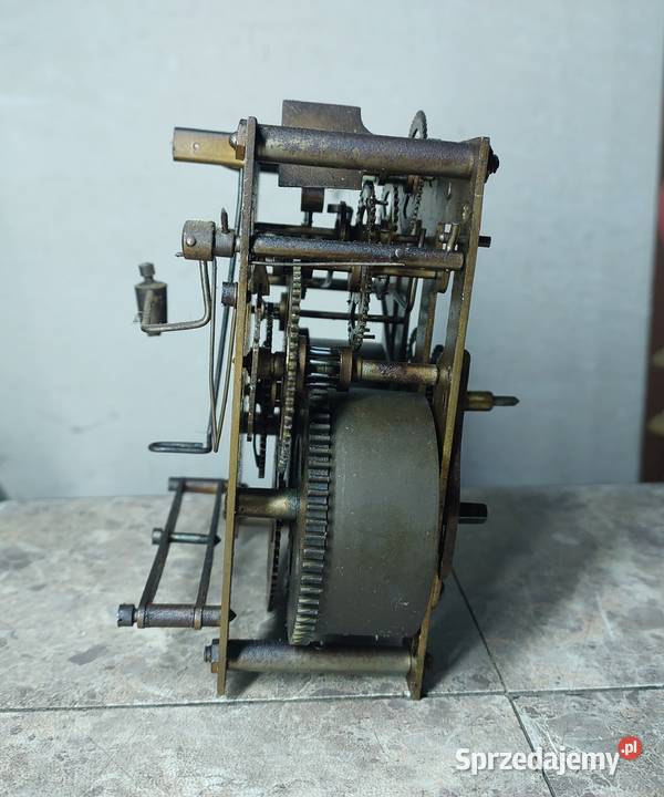 698 Mechanizm starego zegara ściennego FMS 55006 Tczew