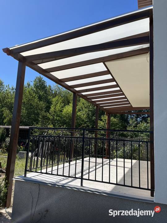 Zadaszenie tarasu wiata pergola poliwęglan Wykonanie wejść i tarasów Warszawa