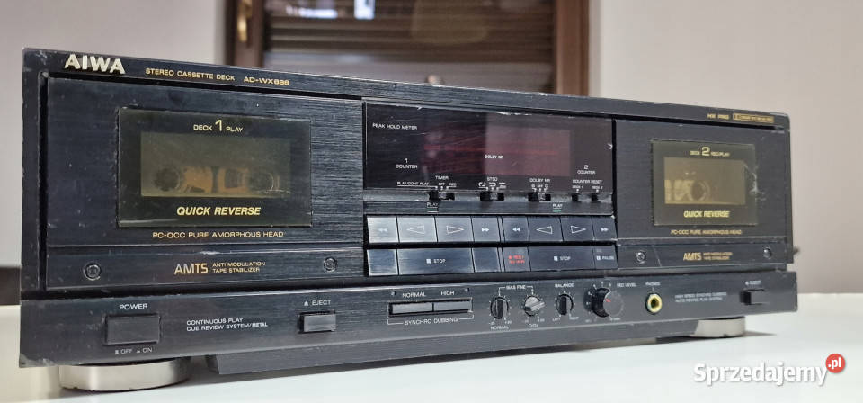 Magnetofon catette deck Aiwa ADWX888 AD WX 888 wielkopolskie Międzychód
