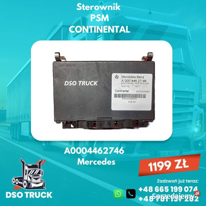 A0004462746 Sterownik Komputer PSM MERCEDES ciężarowe świętokrzyskie Zawichost